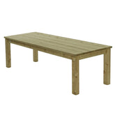 grote tuin tafel tuintafel voor elk gezin altijd ruimte stevig hout FSC gekeurd recyclebaar gaat lang mee geeft een leuke sfeer